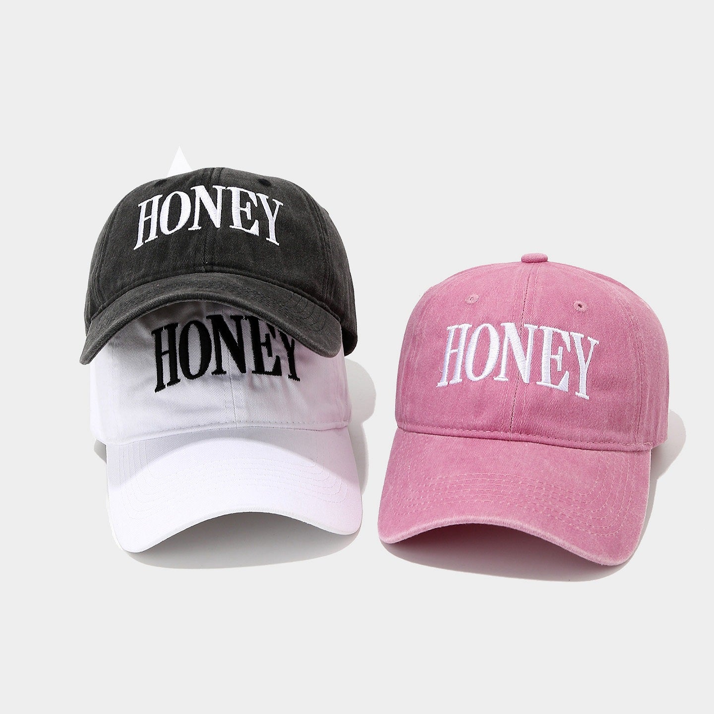 Wholesale  Embroidered Honey Baseball Cap Outdoor Sun Protection Visor Cap